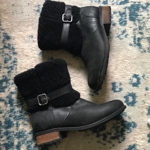 Ugg boots with buckle